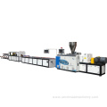 WPC wood plastic extrusion machinery produce line